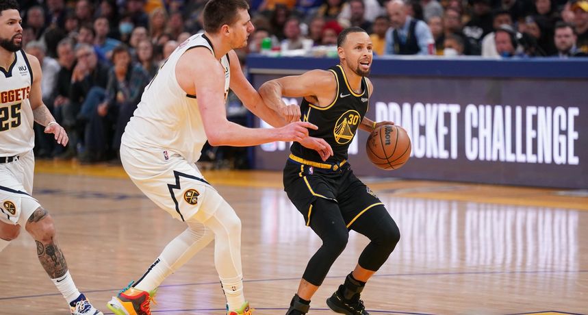 Nikola Jokić Steph Curry NBA Golden State Denver Nuggets Nikola Jokić Steph Curry NBA Golden State Denver Nuggets