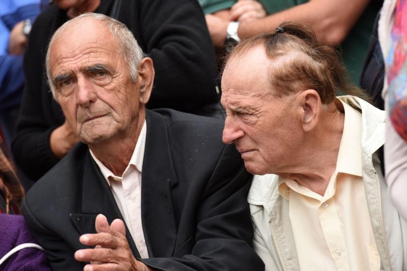 Srb: Polaganjem vijenaca obilježena obljetnica Dana ustanka naroda Like, Photo: Dino Stanin/PIXSELL