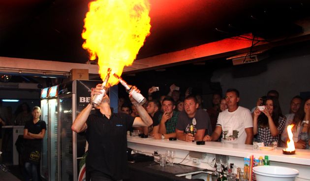 Noštromo bar Vir: Crazy flame night vol #3, foto: Iva Perinčić