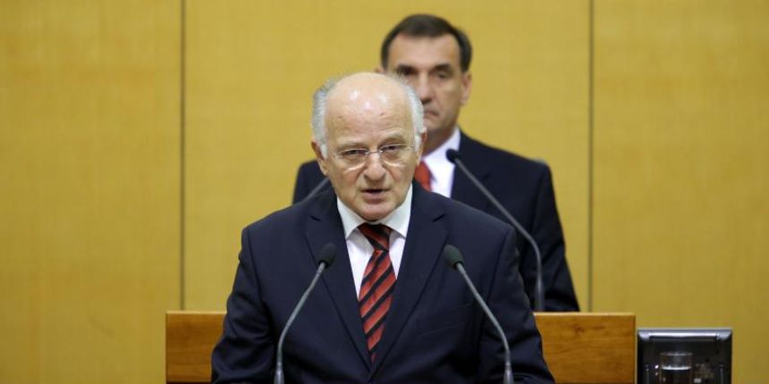 05.10.2013., Zagreb – Svecana sjednica Hrvatskog sabora povodom obiljezavanja Dana neovisnosti Republike Hrvatske. Photo: Petar Glebov/PIXSELL Autor  Petar Glebov/PIXSELL KLJUČNE RIJEČI  Josip Leko, svecana sjednica, Dan neovisnosti, Hrvatski sabor, Sab