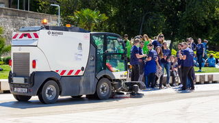 Ludijada maturanata na zadarskoj rivi 17. svibnja 2016. Foto: Bojan Bogdanić