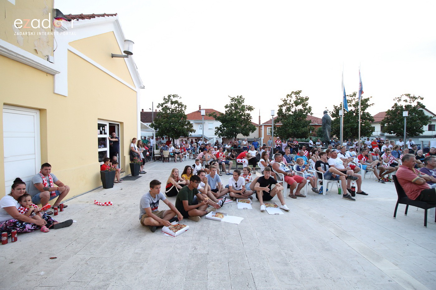 Bibinje: Navijanje za Vatrene i fešta nakon pobjede nad Engleskom