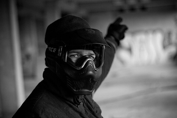 Paintball u Gaženici, 22. siječnja 2012. (foto:Saša Čuka)