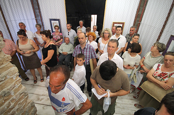 Otvorenje humanitarne izložbe Dimitrija Popovića (foto:Saša Čuka)