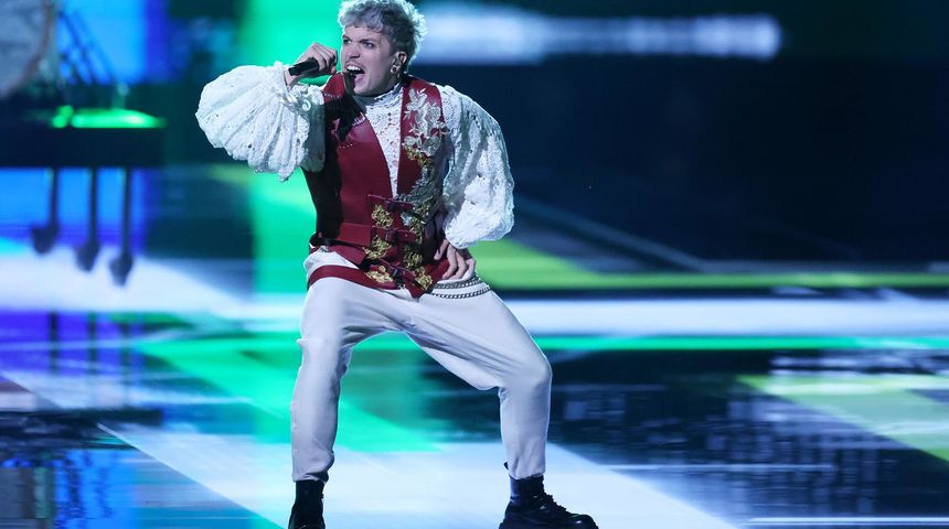 Baby Lasagna na probi uoči prve polufinalne večeri Eurosonga Baby Lasagna na probi uoči prve polufinalne večeri Eurosonga