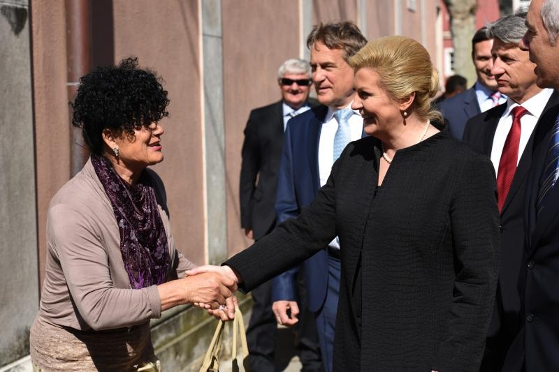 Predsjednica Kolinda Grabar Kitarović na svečanoj sjednici županijske skupštine, foto: Dino Stanin/PIXSELL
