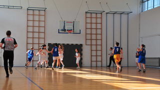 Prvenstvo srednjih skola u kosarci: Ekonomska – Privatna gimnazija, Foto. Ivan Dilber