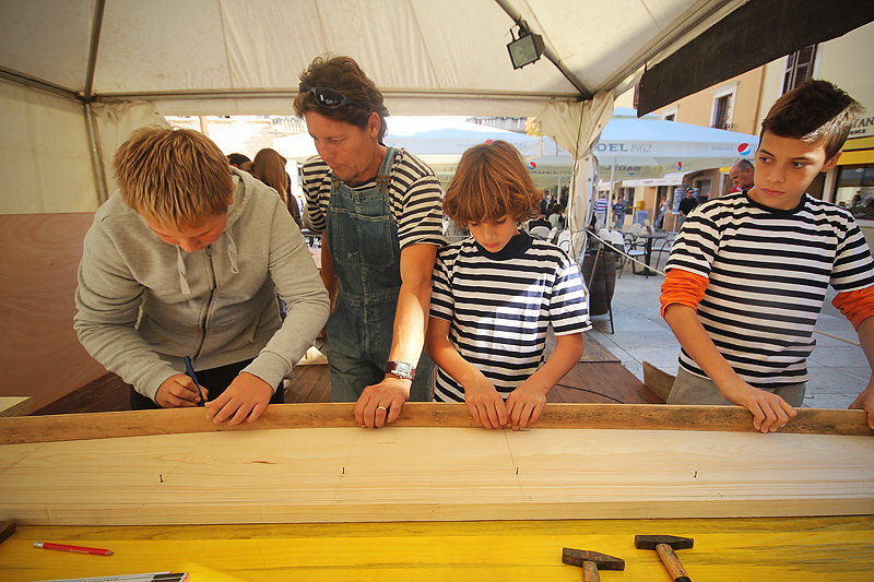 Mala škola brodogradnje: Izrada brodića “Zadar more”, Foto: Saša Čuka