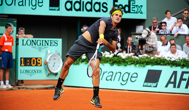 Roger Federer, foto: rolandgarros.com