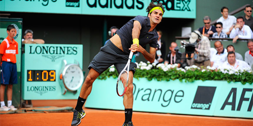 Roger Federer, foto: rolandgarros.com