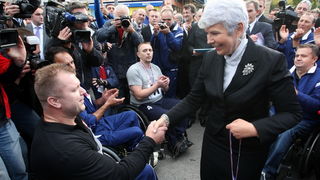 Zadar, 081111.
Premijerka Jadranka Kosor sa ministrima posjetila je Zadar povodom sportskih igara za invalide domovinskog rata, posjetila je i Luku Gazenicu koja je u izgradnji.
Foto : Andrija Lucic / cropix Zadar, 081111.
Premijerka Jadranka Kosor sa ministrima posjetila je Zadar povodom sportskih igara za invalide domovinskog rata, posjetila je i Luku Gazenicu koja je u izgradnji.
Foto : Andrija Lucic / cropix