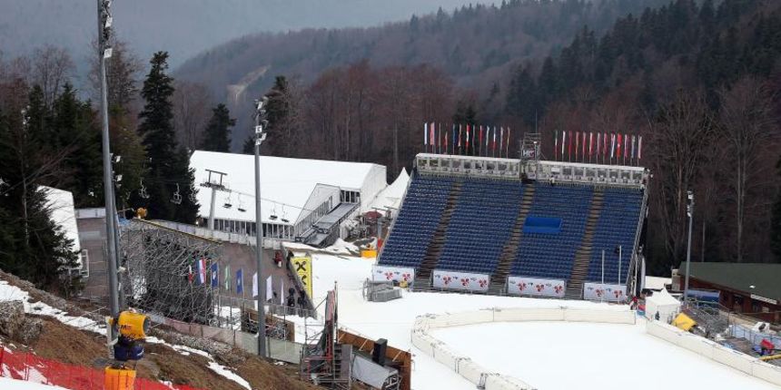 Sljeme tribine staza Crveni spust