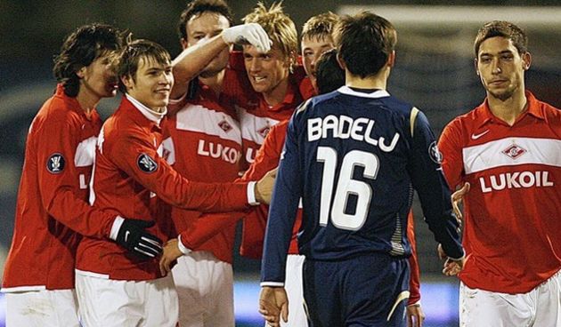 Slavlje nogometaša Spartaka (Foto:Reuters)