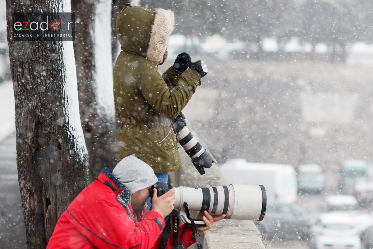 Snježni đir po gradu, četvrtak 1. ožujka 2018.