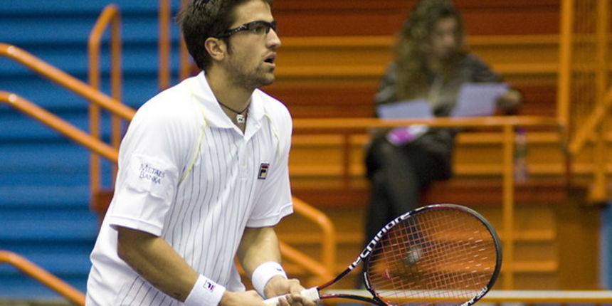 Janko Tipsarevic (Srb), PBZ Zagreb Indoors, 25.2.2008. Janko Tipsarevic (Srb), PBZ Zagreb Indoors, 25.2.2008.