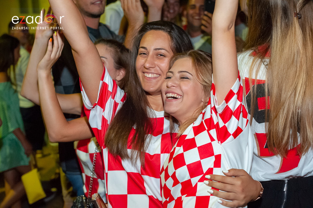Zadar je gorio: Velika fešta nakon plasmana Vatrenih u finale Svjetskog prvenstva