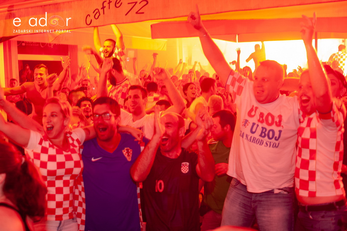 Zadar je gorio: Velika fešta nakon plasmana Vatrenih u polufinale Svjetskog prvenstva