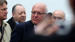 Zadar, 060513.
Vatrogasni dom Zadar.
Pokazna vjezba vatrogasaca povodom obiljezavanja Dana vatrogasaca i njihova zastitnika Svetog Florijana.
Na fotografiji: zadarski gradonacelnik Zvonimir Vrancic.
Foto: Jure Miskovic / CROPIX Zadar, 060513.
Vatrogasni dom Zadar.
Pokazna vjezba vatrogasaca povodom obiljezavanja Dana vatrogasaca i njihova zastitnika Svetog Florijana.
Na fotografiji: zadarski gradonacelnik Zvonimir Vrancic.
Foto: Jure Miskovic / CROPIX