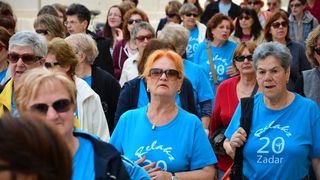 “Relaksice” u akciji “1000 koraka kroz 1000 ulica”, foto: Iva Perinčić “Relaksice” u akciji “1000 koraka kroz 1000 ulica”, foto: Iva Perinčić