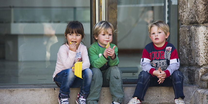 Subotnji đir po gradu 25. ožujka 2012., djeca (foto:Saša Čuka)