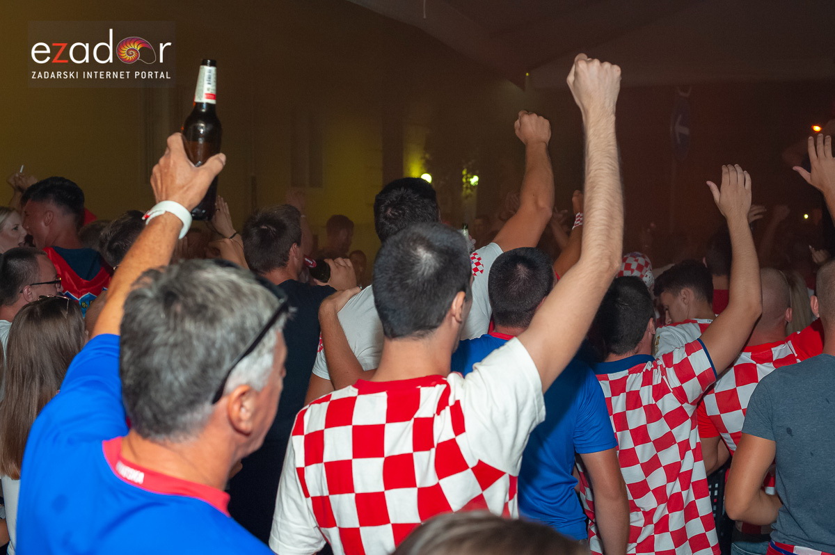 Zadar je gorio: Velika fešta nakon plasmana Vatrenih u finale Svjetskog prvenstva