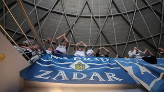 Najbolji navijači na svitu na utakmici Zadar-Cibona, Foto: Mia Čop Najbolji navijači na svitu na utakmici Zadar-Cibona, Foto: Mia Čop