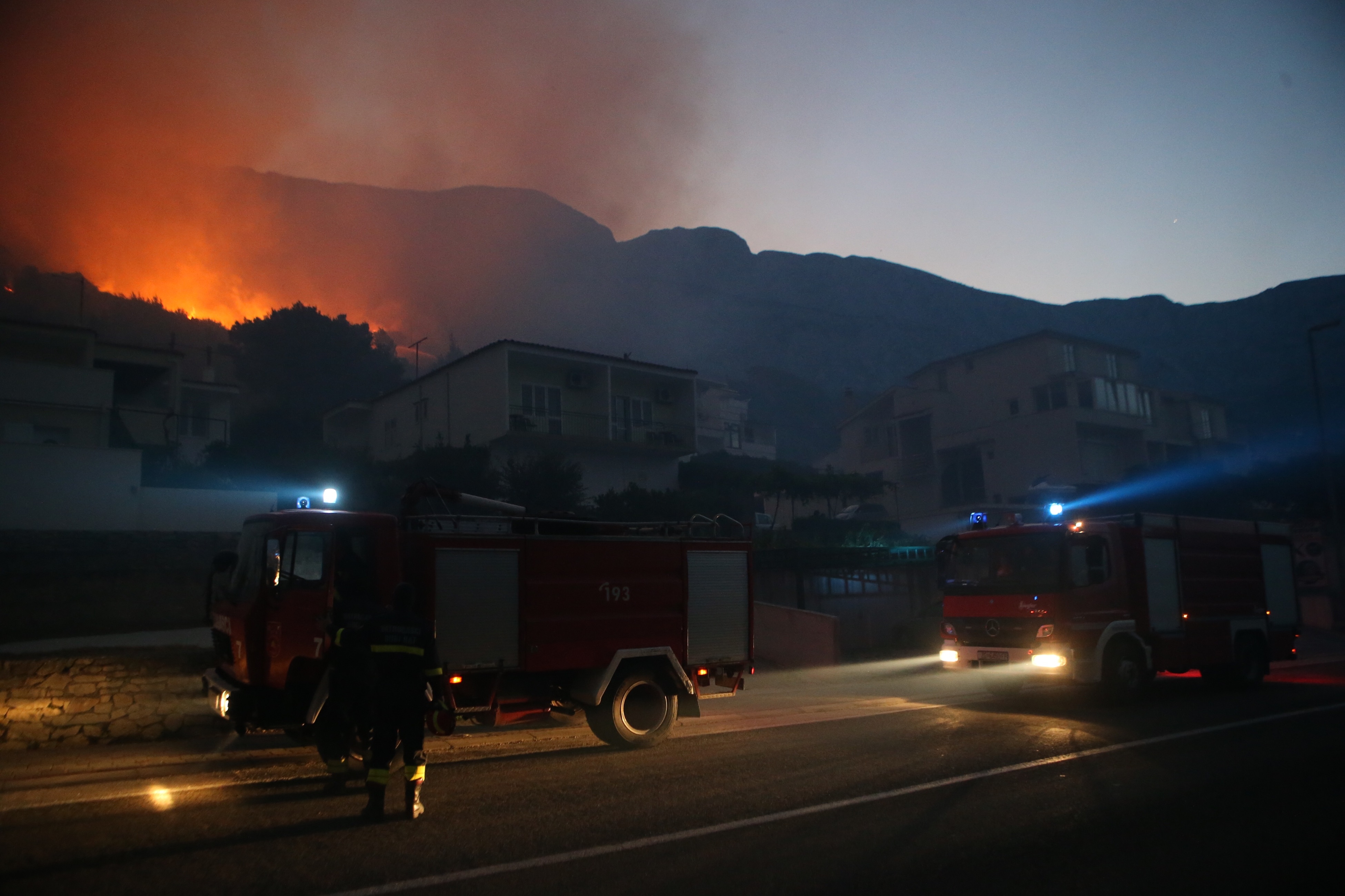 Požar u Tučepima Požar u Tučepima