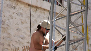 Pozornica i tribine za koncert Josea Carrerasa