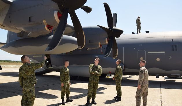 Američka posada MC-130 stigla u vojnu bazu Zemunik