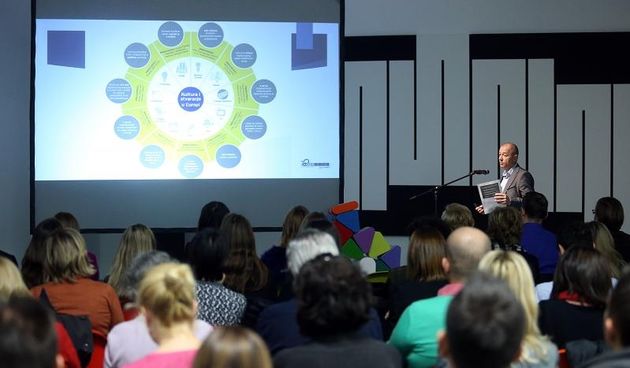 Zagreb – Hrvatski klaster kreativnih i kulturnih industrija i Hrvatska udruga poslodavaca – Koordinacija kreativnih i kulturnih industrija u Muzeju suvremene umjetnosti predstavili su zajednicki projekt Kreativna Hrvatska – Kreativna i kulturna industrija