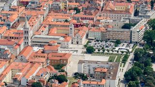 Zadar iz zraka, zračna panorama
