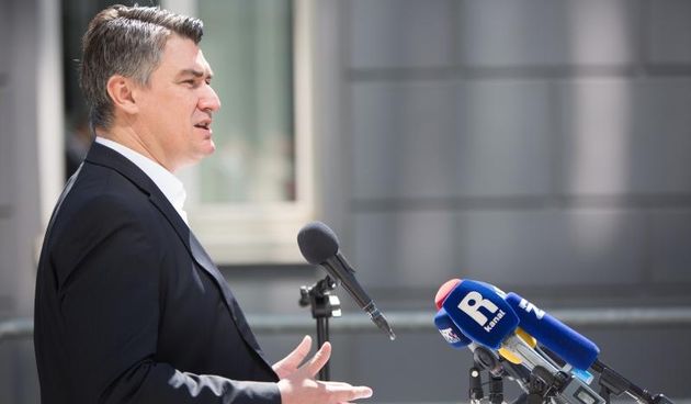 Narodna koalicija predstavila je obrazovni program u Studentskom kampusu. Zoran Milanovic, celnik SDP-a. Photo: Nel Pavletic/PIXSELL