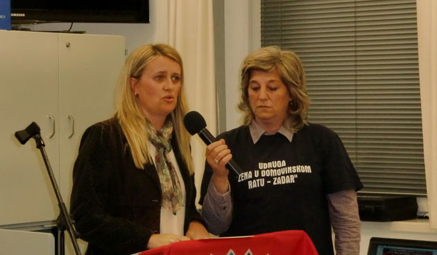 Večer poezije za generala Antu Gotovinu, Žene u Domovinskom ratu