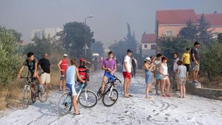 Požar na Plovaniji 11. kolovoza 2013. Foto: Željko Mršić/PIXSELL Požar na Plovaniji 11. kolovoza 2013. Foto: Željko Mršić/PIXSELL