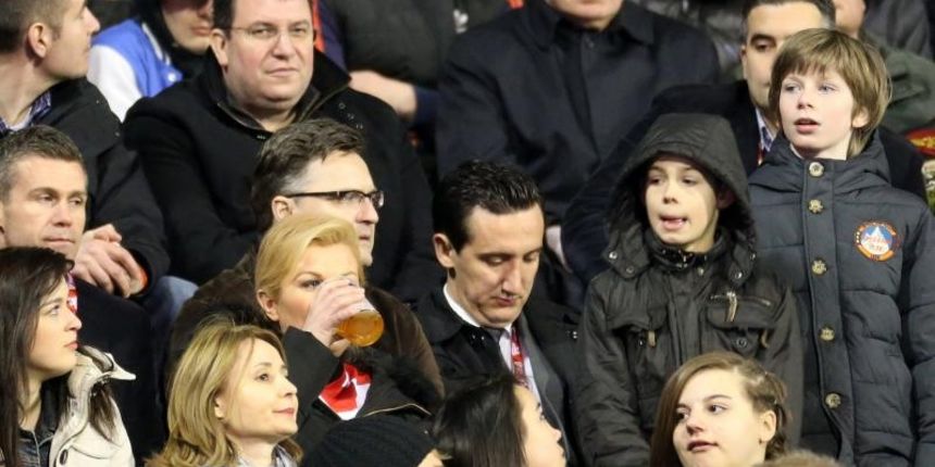 Predsjednica Kolinda Grabar Kitarovic i suprug Jakov Kitarovic. Photo: Slavko Midzor/PIXSELL Predsjednica Kolinda Grabar Kitarovic i suprug Jakov Kitarovic. Photo: Slavko Midzor/PIXSELL