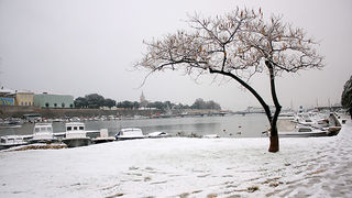 Snijeg u Zadru, 17. prosinca 2009, Foto: Saša Čuka