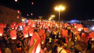 Vodice: Puštanjem lampiona obilježena 10. obljetnica Kornatske tragedije Vodice: Puštanjem lampiona obilježena 10. obljetnica Kornatske tragedije