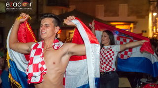 Zadar je gorio: Velika fešta nakon plasmana Vatrenih u finale Svjetskog prvenstva