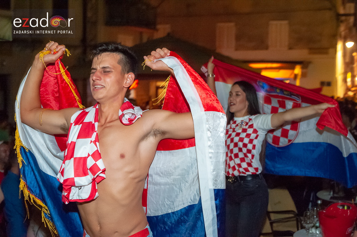 Zadar je gorio: Velika fešta nakon plasmana Vatrenih u finale Svjetskog prvenstva