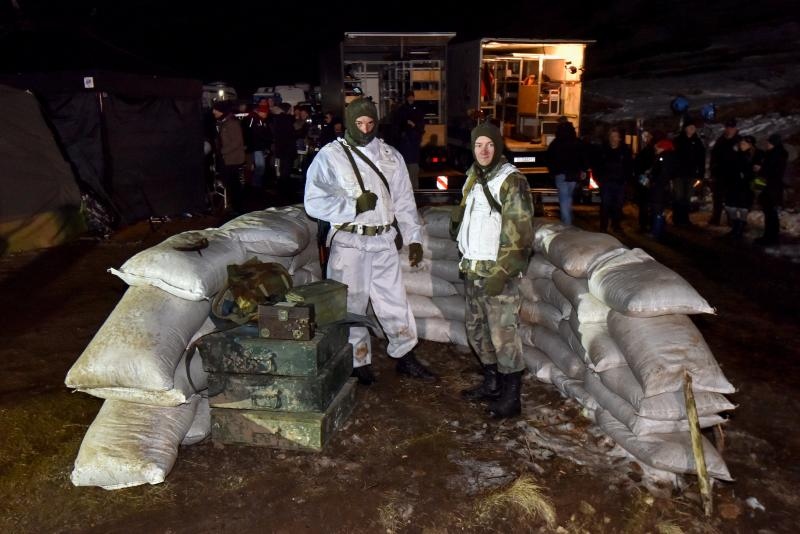 Goran Višnjić i ekipa na snimanju filma “General” Goran Višnjić i ekipa na snimanju filma “General”