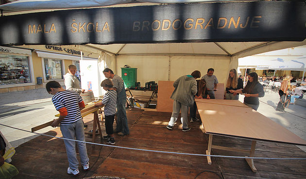 Mala škola brodogradnje: Izrada brodića “Zadar more”, Foto: Saša Čuka