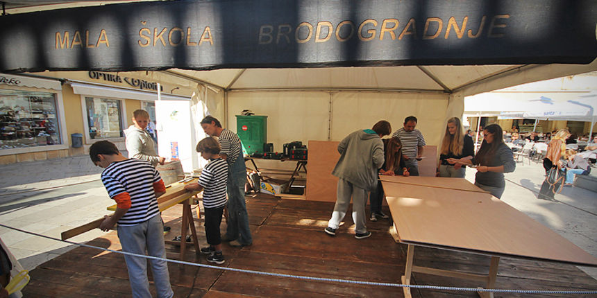 Mala škola brodogradnje: Izrada brodića “Zadar more”, Foto: Saša Čuka