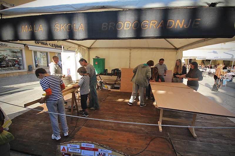 Mala škola brodogradnje: Izrada brodića “Zadar more”, Foto: Saša Čuka