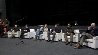 Split, 190313.
MKC Split. 
Poceo je sedmi Pricigin, splitski festival pricanja prica. 
Dodjela cetvrte PriceSTI,  nagrade za najbolju javnu pricu 2012. godine.
Na fotografiji: pisci i pripovjedaci.
Foto: Vojko Basic / CROPIX