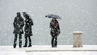 Snijeg u Zadru, 17. prosinca 2009, Foto: Saša Čuka