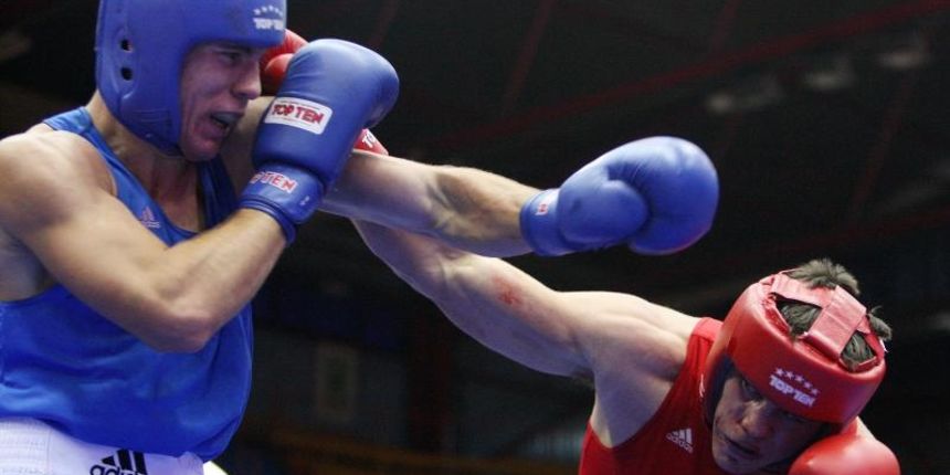 Juniorsko EP u boksu, finale: Toni Filipi vs Vegar Tregren. Photo: Borna Filić/PIXSELL