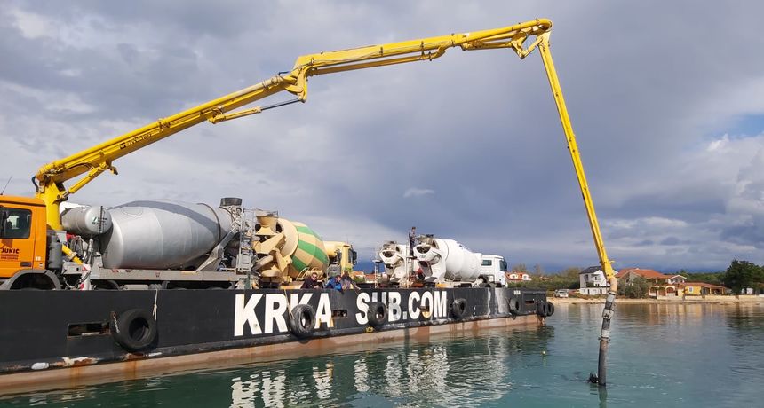 Aglomeracija Nin-Privlaka-Vrsi: dovršeno polaganje podmorskog ispusta Aglomeracija Nin-Privlaka-Vrsi: dovršeno polaganje podmorskog ispusta