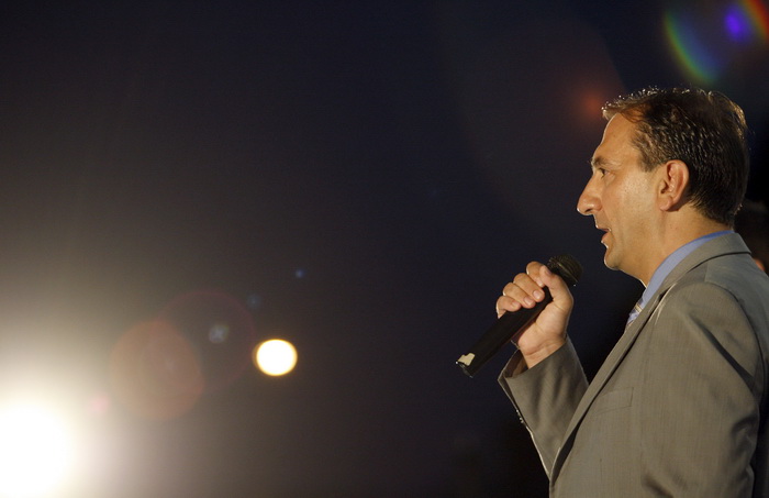 Zadar, 240810
Veceras je ispred Donata na Poljani Ivana Pavla drugog svecano otvoren Forum Film Festival.
Na slici: Drazen Grgurovic, zadarski dogradonacelnik koji je svecano otvorio festival.
Foto: Jure Miskovic / CROPIX Zadar, 240810
Veceras je ispred Donata na Poljani Ivana Pavla drugog svecano otvoren Forum Film Festival.
Na slici: Drazen Grgurovic, zadarski dogradonacelnik koji je svecano otvorio festival.
Foto: Jure Miskovic / CROPIX