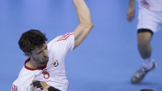 Zaragoza, Spanjolska, 230113.
Gradska dvorana Principe Felipe.
Svjetsko prvenstvo u rukometu za muskarce Spanjolska 2013.
Utakmica cetvrtfinala izmedju reprezentacija Hrvatske i Francuske.
Na fotografiji: Marko Kopljar.
Foto: Ante Cizmic / CROPIX Zaragoza, Spanjolska, 230113.
Gradska dvorana Principe Felipe.
Svjetsko prvenstvo u rukometu za muskarce Spanjolska 2013.
Utakmica cetvrtfinala izmedju reprezentacija Hrvatske i Francuske.
Na fotografiji: Marko Kopljar.
Foto: Ante Cizmic / CROPIX