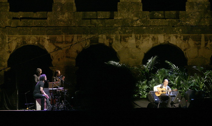 Pula, 230810.
Paco de Lucia i band nastupili su u Pulskoj areni u sklopu turneje 2010.
Foto: Srecko Niketic / CROPIX